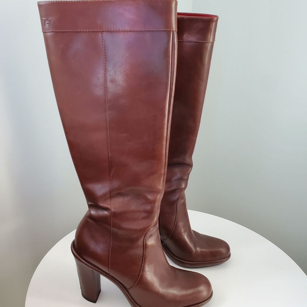 Tommy Hilfiger Brown Boots 6